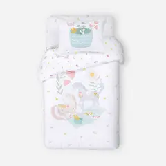 ROSEN - Funda Plumón Algodón Coleccion Kids UnicornioFolk 1,5 Plazas
