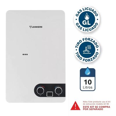 Imagen 2 del producto CALEFON GAS LICUADO 10 L TIRO FORZADO