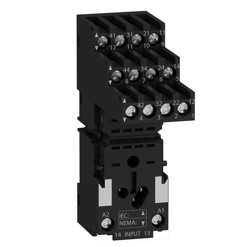 SCHNEIDER ELECTRIC - BASE RELE ENCHUFABLE 14 PINES TERMINALES SEPARADOS Schneider