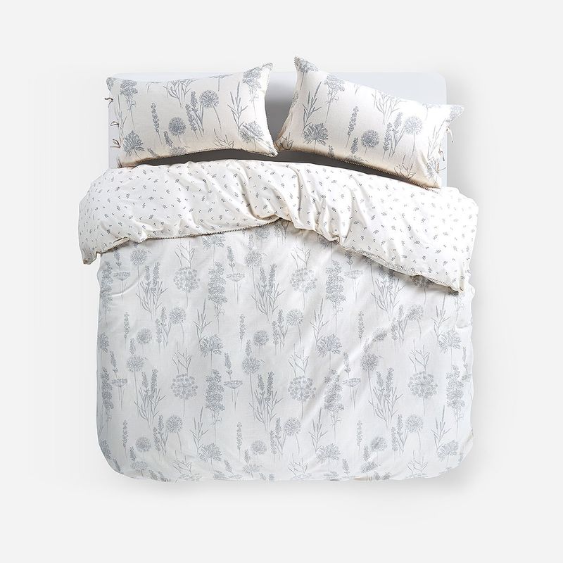 ROSEN - Funda Plumón Lino-Algodón Reversible Widnau Súper King