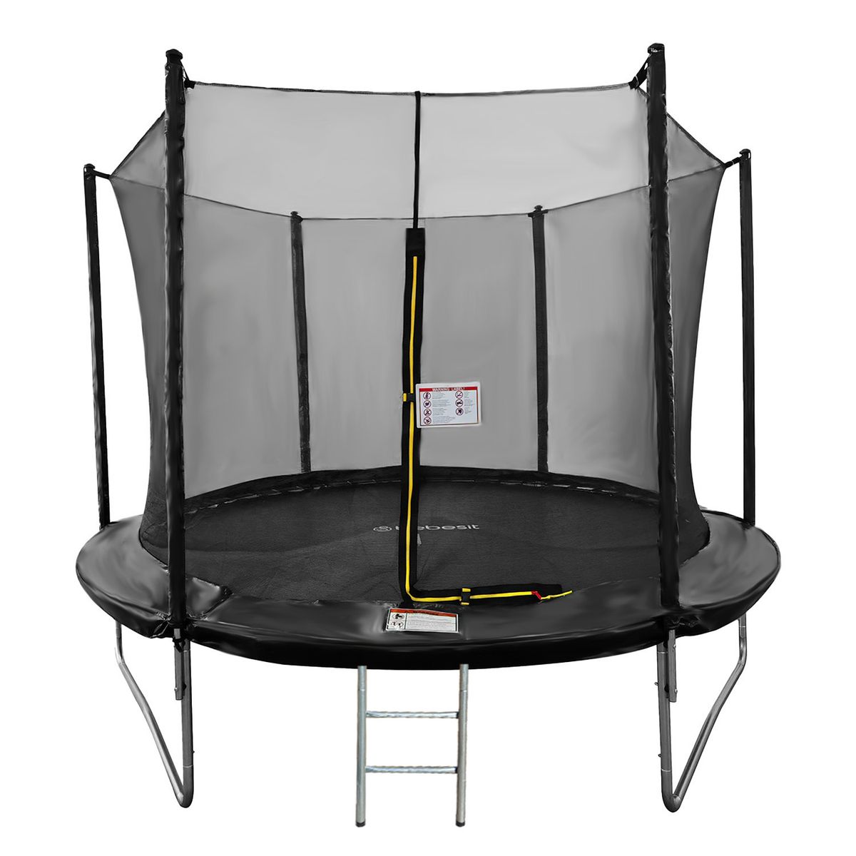 BEBESIT - Cama Elástica Trampolín de 10 ft o 3,05 mt + Escalera y Malla Seguridad