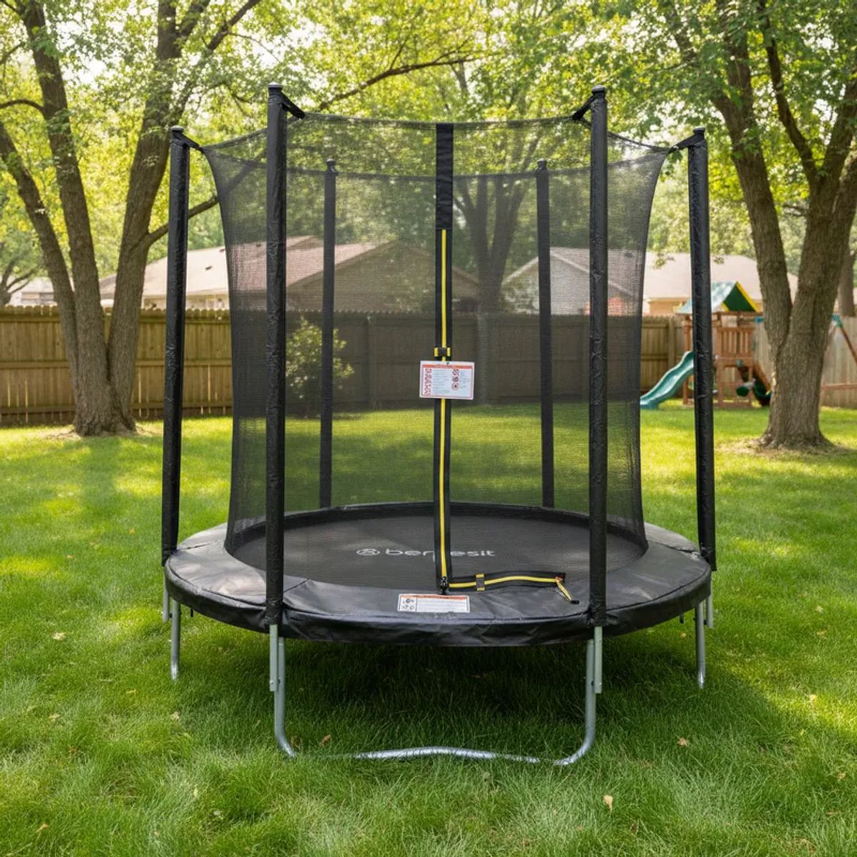 BEBESIT - Cama Elástica Trampolín de 5,9 ft o 1,8 mt + Malla Seguridad