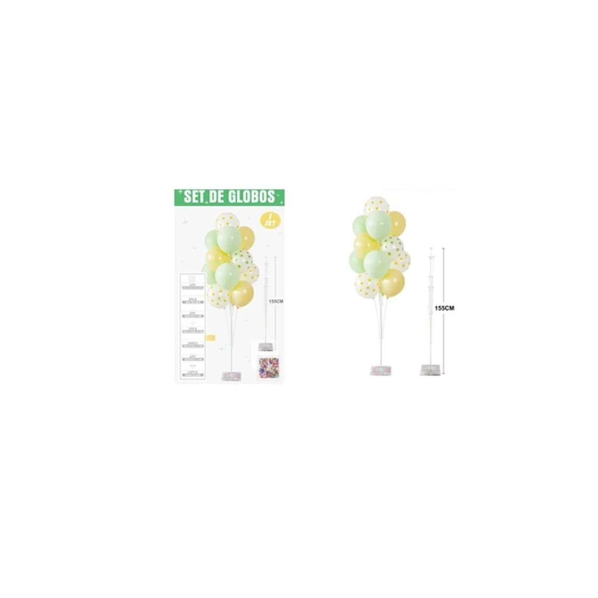 GENERICO - Soporte De Globos Con Varillas 155cm