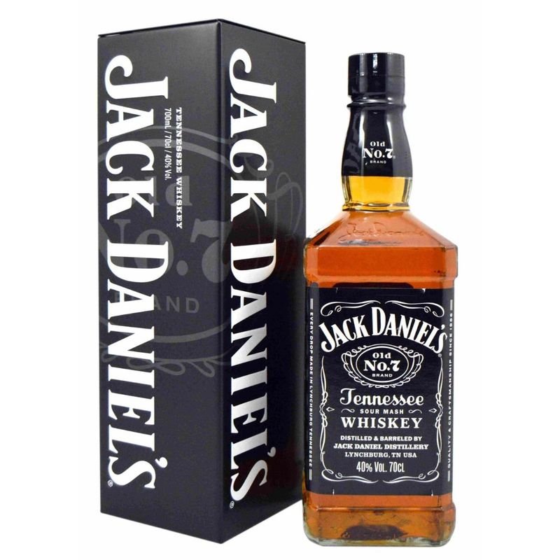 JACK DANIELS - TIN BOX ESTUCHE METALLICO JACK DANIELS N° 7  1 LT