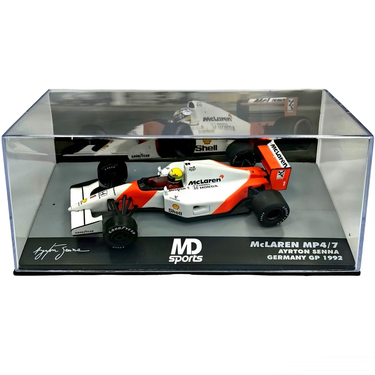 FORMULA 1 - Auto Formula 1 Mclaren MP4/7 1992 #1 Ayrton Senna Ixo 1:43