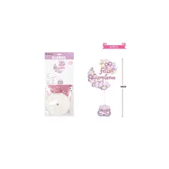 GENERICO - Arco De Globos Con Base Unicornio 160cm 47pcs