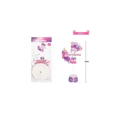 GENERICO - Arco De Globos Con Base Princesa 160cm 47pcs