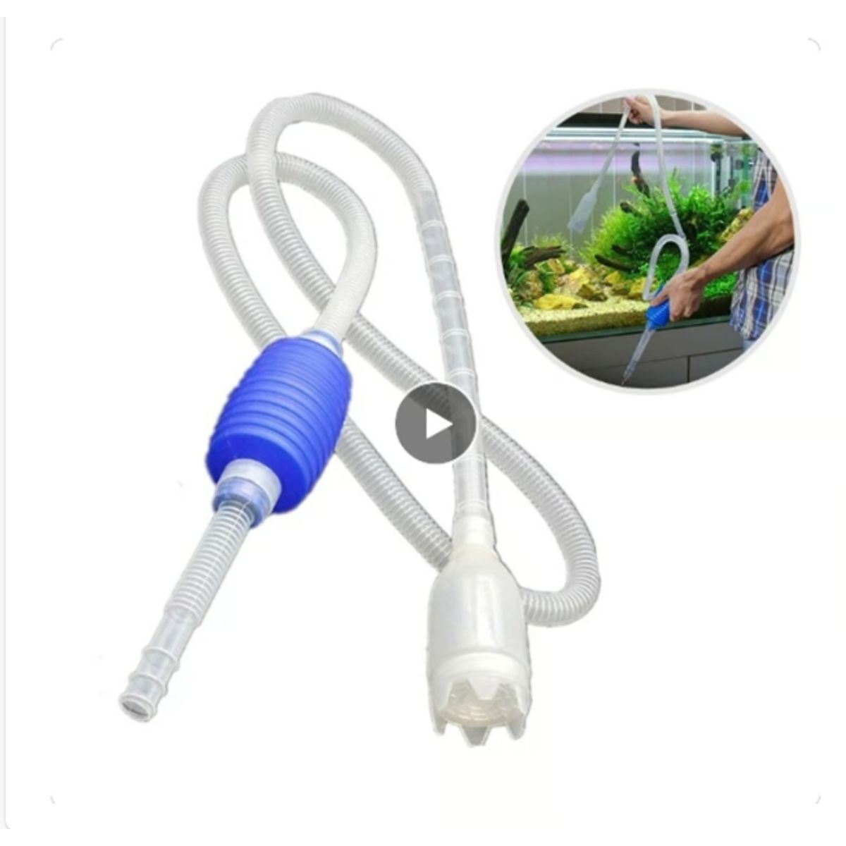 GENERICO - Sifón De Acuario Cambiador De cambio De Agua Al Vacío