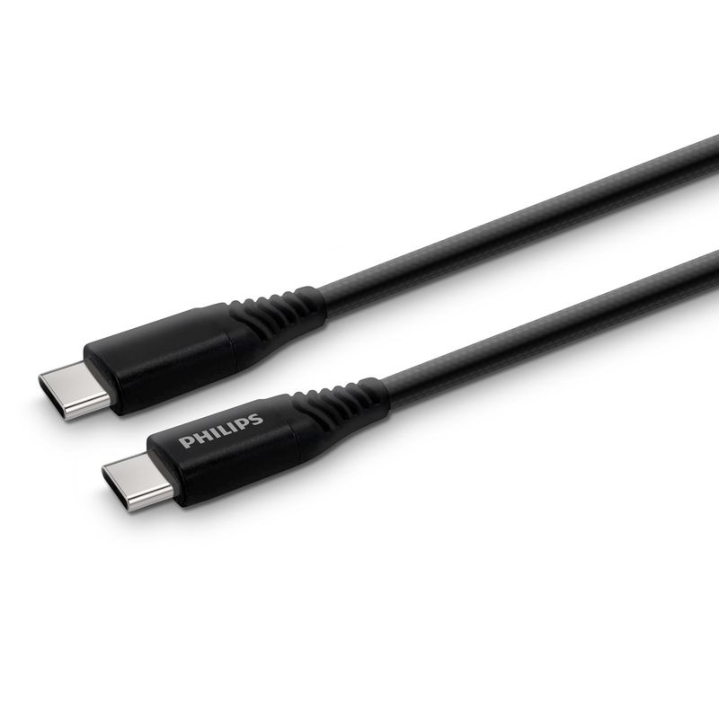 PHILIPS - Cable Usb Philips Trenzado Tipo C A Tipo C De 2 Metros 15w
