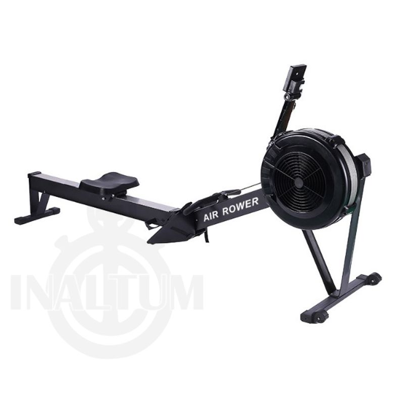 GENERICO - Remadora acero Air Rower - Cadena Aire Negro-Blanco