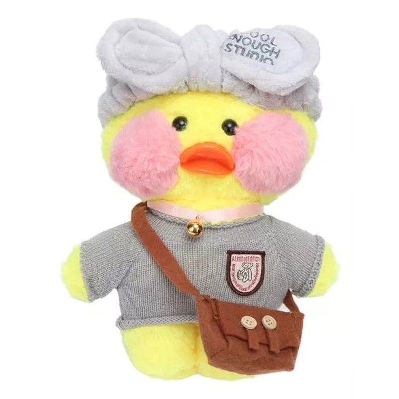 GENERICO - Pato Lalafanfan  peluche de patito Con Ropa Y Accesorios