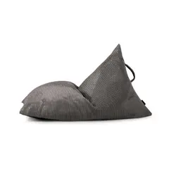 GENERICO - Pouf Razzy Waves Dark Grey
