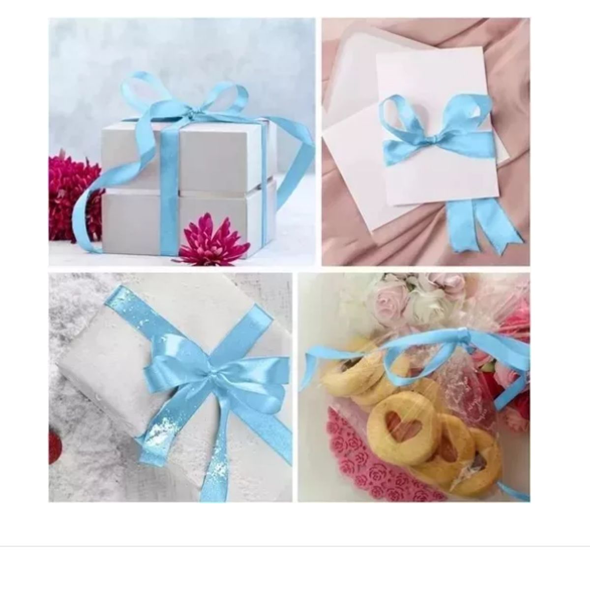 GENERICO - Cintas De Regalo Encaje 4 Cm De Ancho X 92 M Cintas De Tela