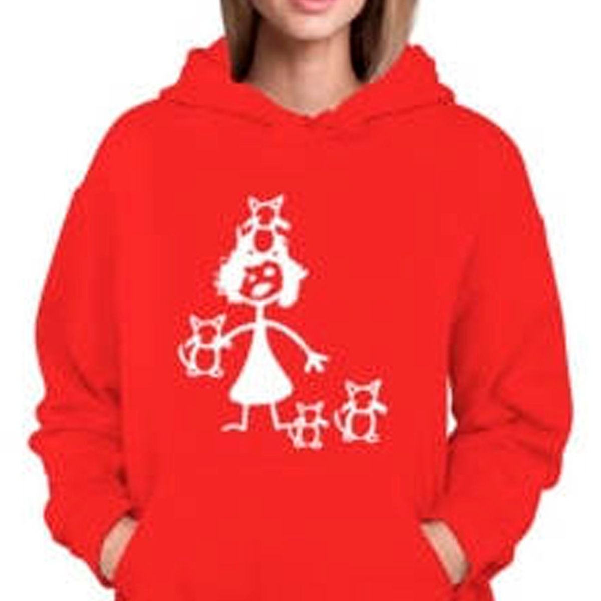 GENERICO - Poleron  La Tìa De Los Gatos Gatitos Mujer Niña