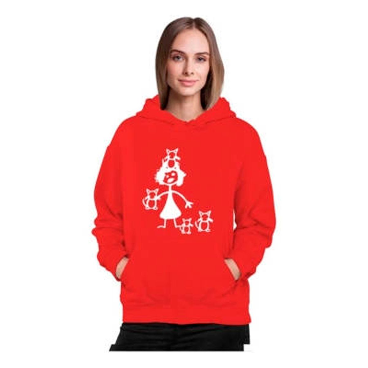 GENERICO - Poleron  La Tìa De Los Gatos Gatitos Mujer Niña