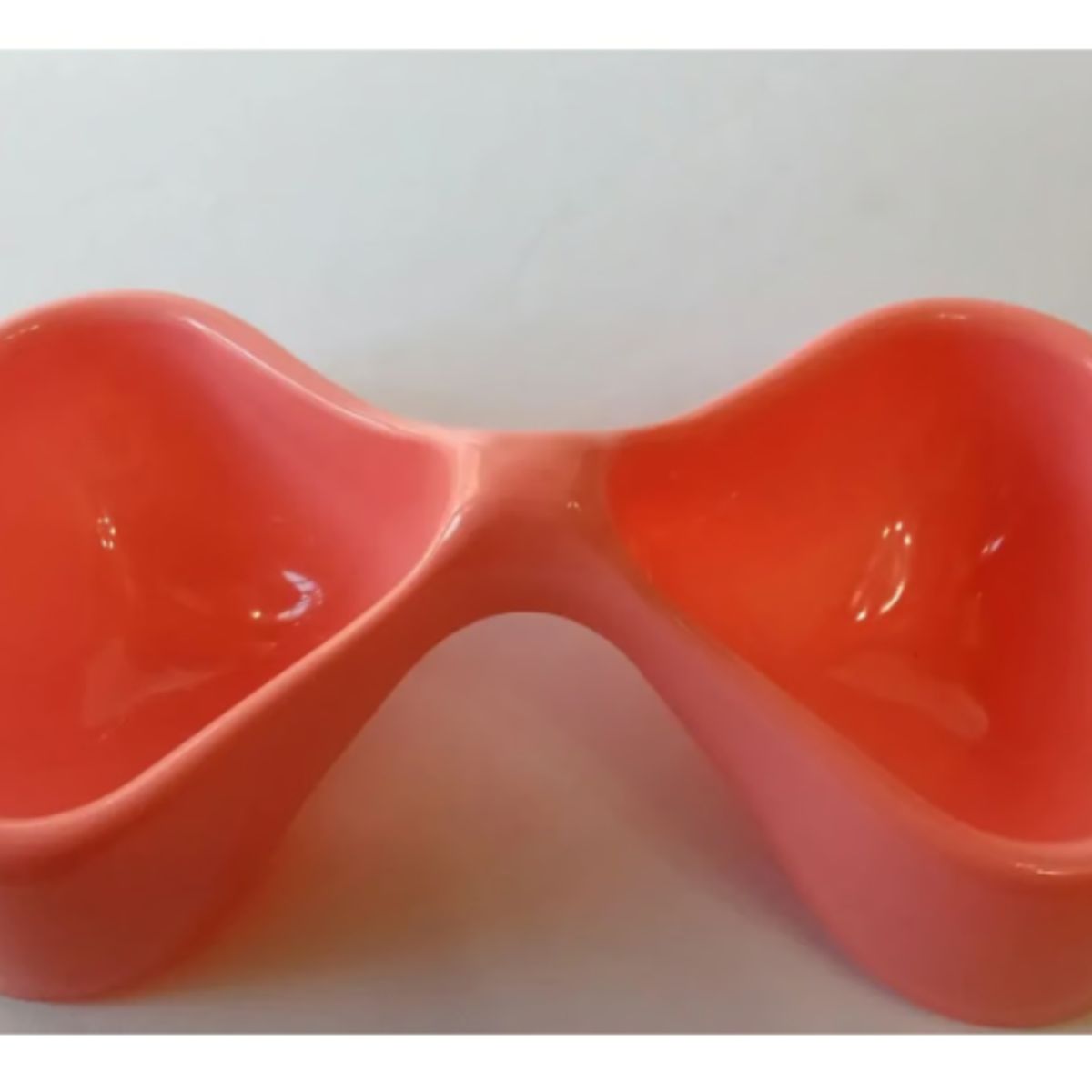 GENERICO - Plato Doble De Plástico Para Mascotas