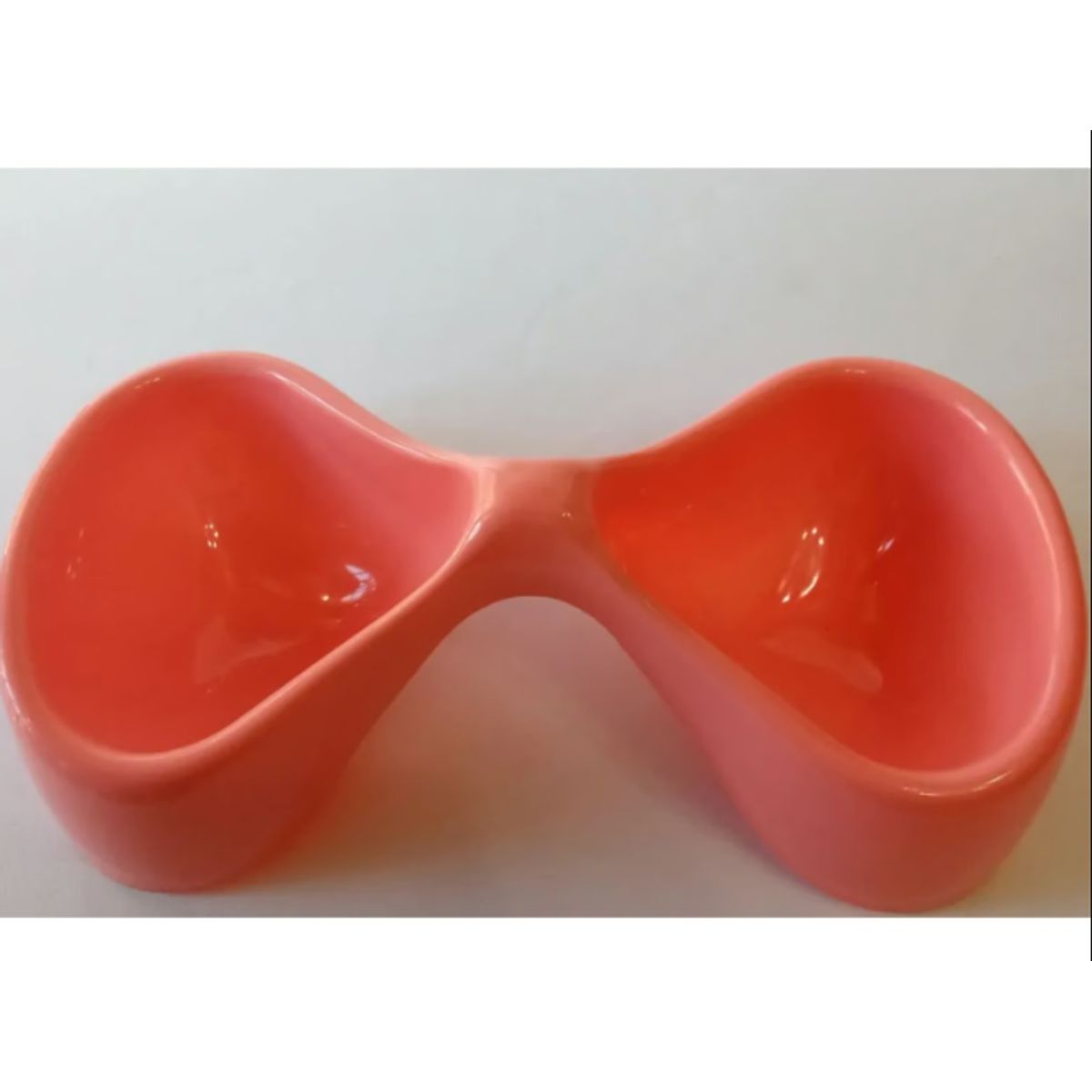 GENERICO - Plato Doble De Plástico Para Mascotas