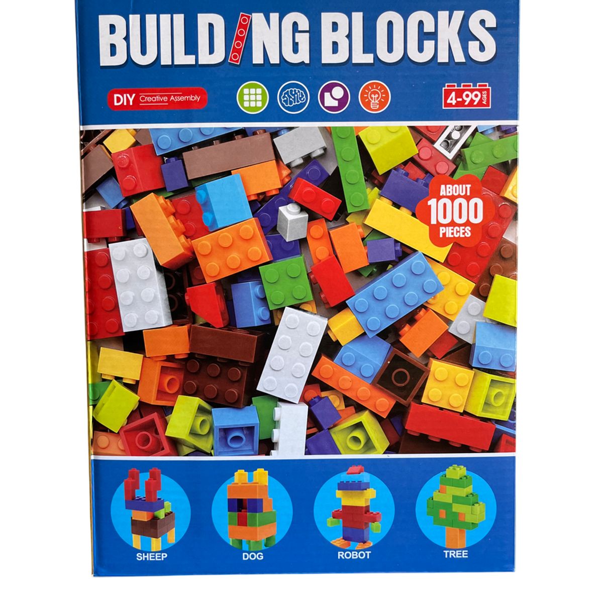 GENERICO - Bloques de construcción 1000 piezas