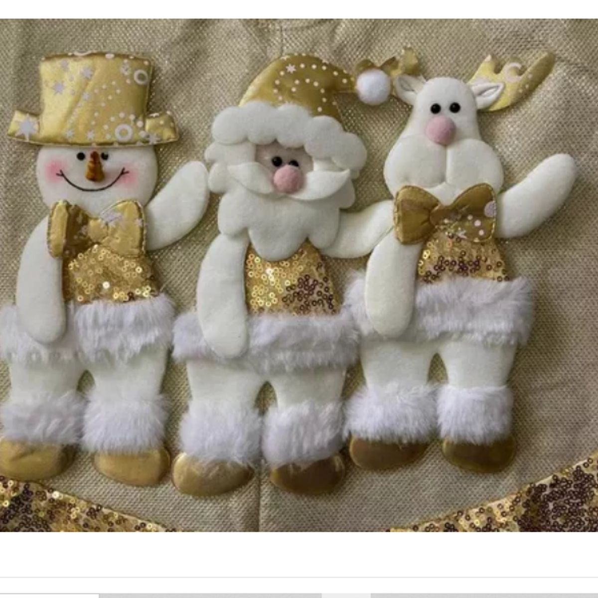 GENERICO - Faldon Pie De Arbol Navidad Decorativo 80 Cm Diametro