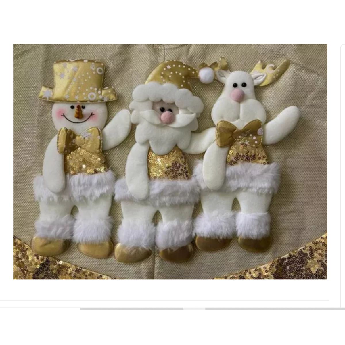 GENERICO - Faldon Pie De Arbol Navidad Decorativo 80 Cm Diametro