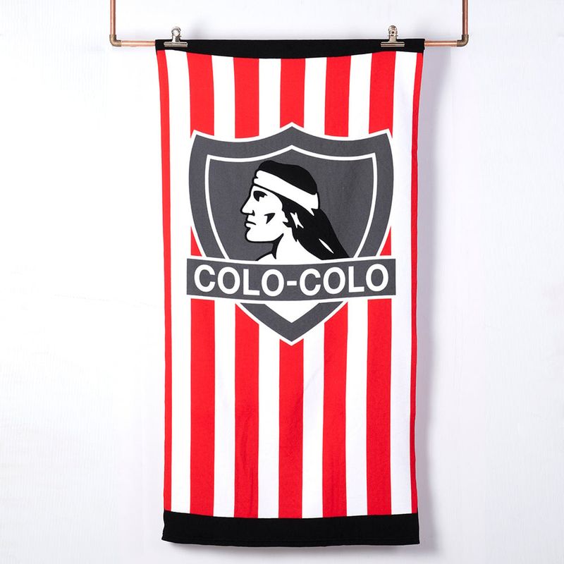 COLO COLO - TOALLA DE PLAYA COLO COLO CON MORRAL 140X70 CMS GOLES