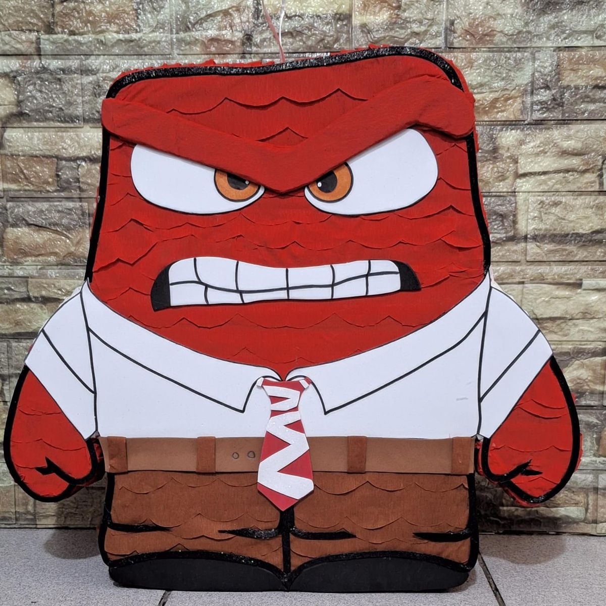 GENERICO - Piñata Furia Intensamente de 50cm