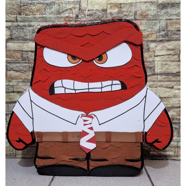 GENERICO - Piñata Furia Intensamente de 50cm