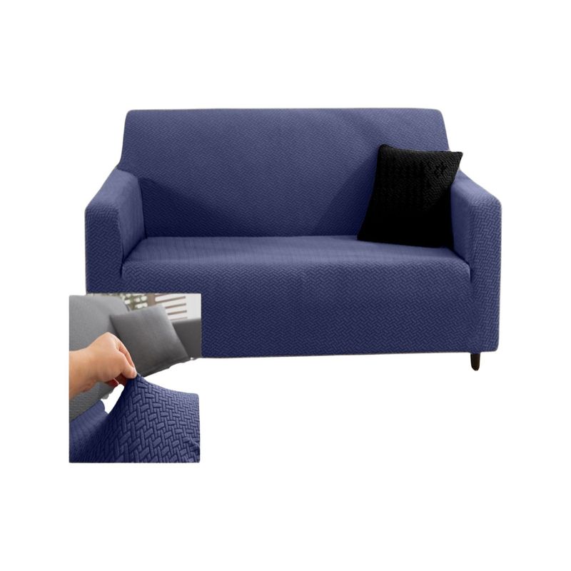GENERICO - Funda Sofá 3 Cuerpos Texturizada Ajustable 5n10