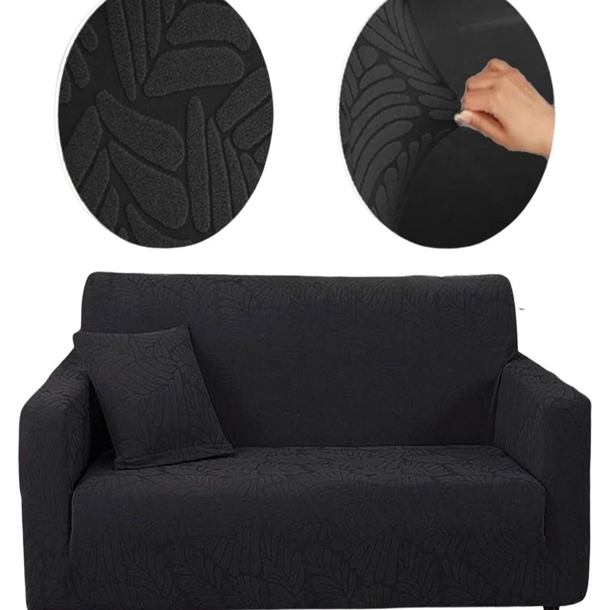 GENERICO - Funda Sofá 3 Cuerpos Texturizada Ajustable