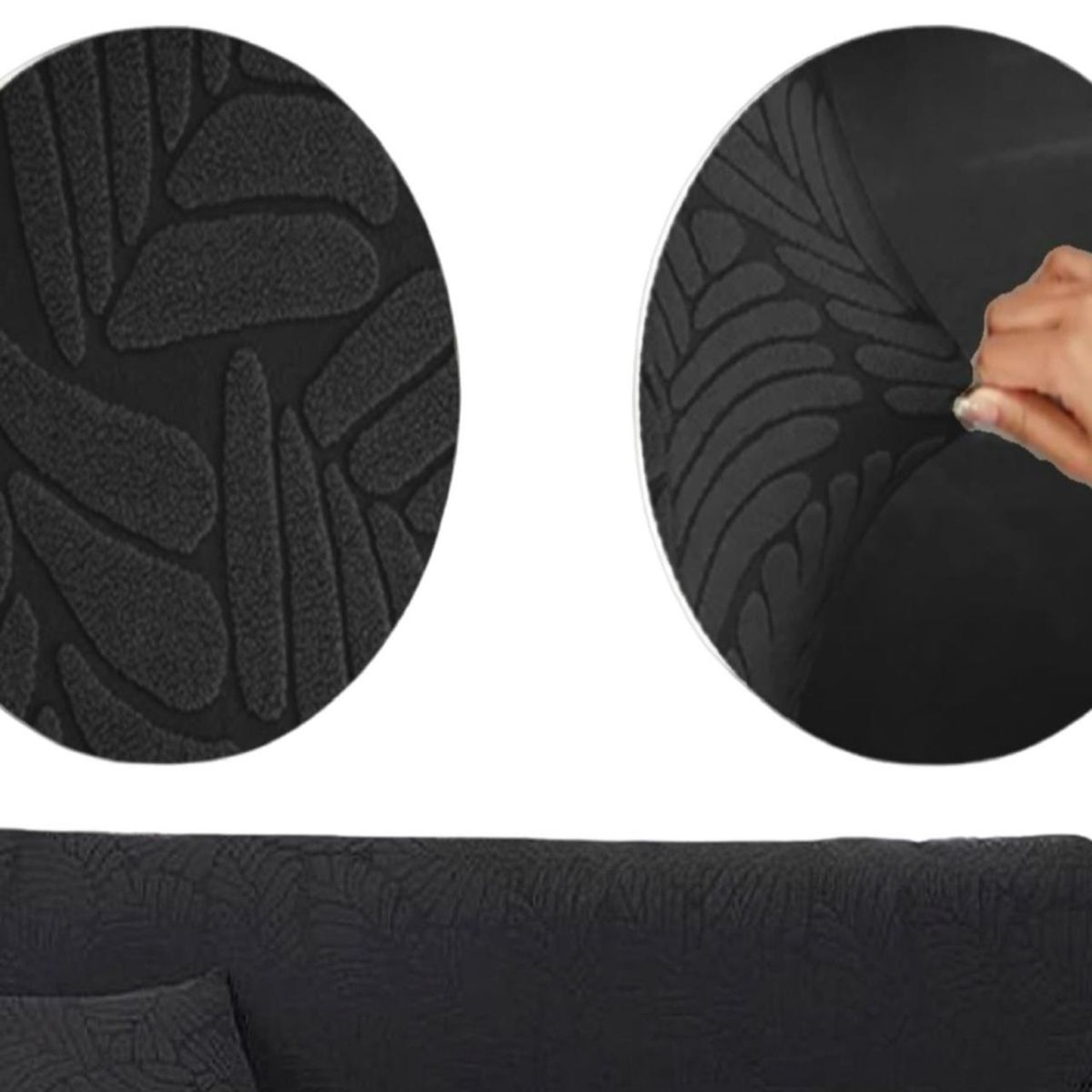 GENERICO - Funda Sofá 3 Cuerpos Texturizada Ajustable