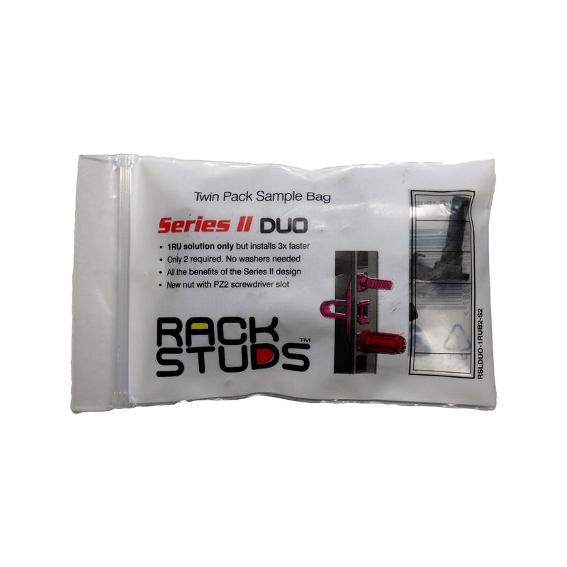 GENERICO - Tuerca Rackstuds Duo Series Ii - Pack-2 - Cage Nuts