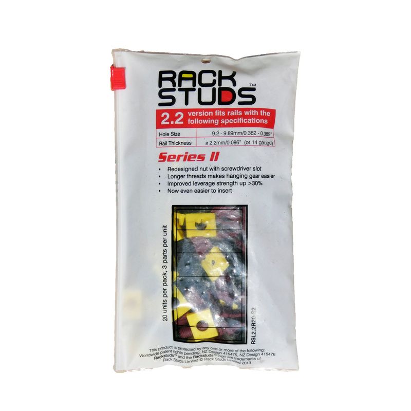 GENERICO - Tuerca Rackstuds Serie Ii - Pack-20 - Cage Nuts