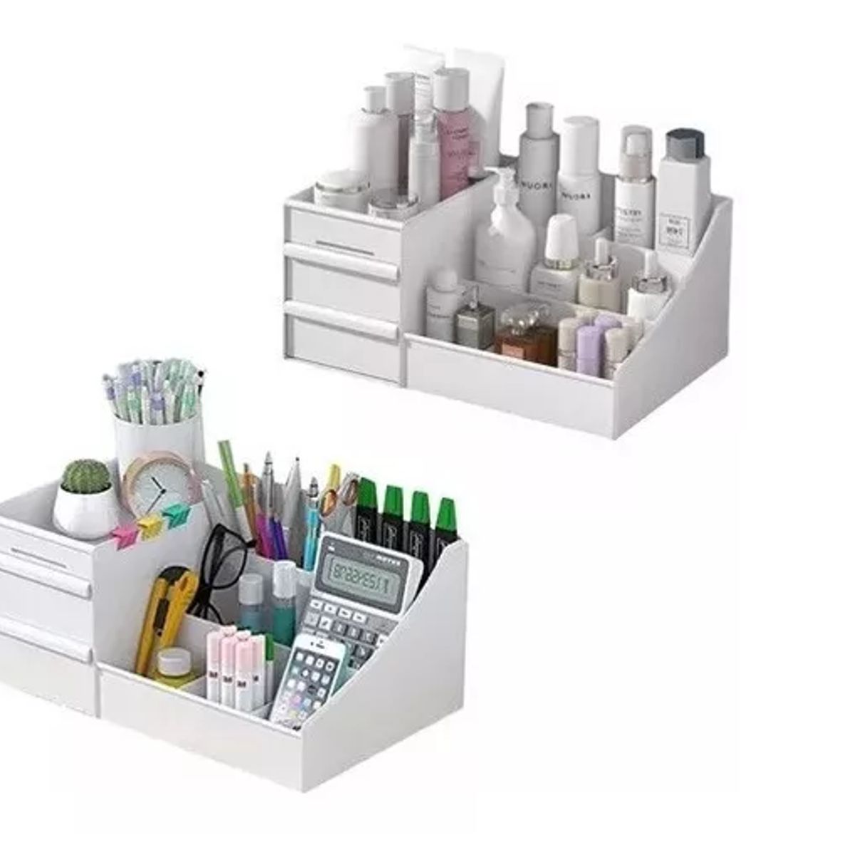 GENERICO - Estante Caja Organizador De Cosméticos Portatil Maquillaje