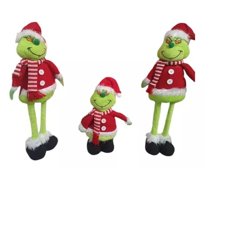GENERICO - Grinch Monos Patas Largas 60 Cm Navidad