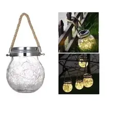 GENERICO - Luces Navidad Lampara Farol Solar Led Jardín X2