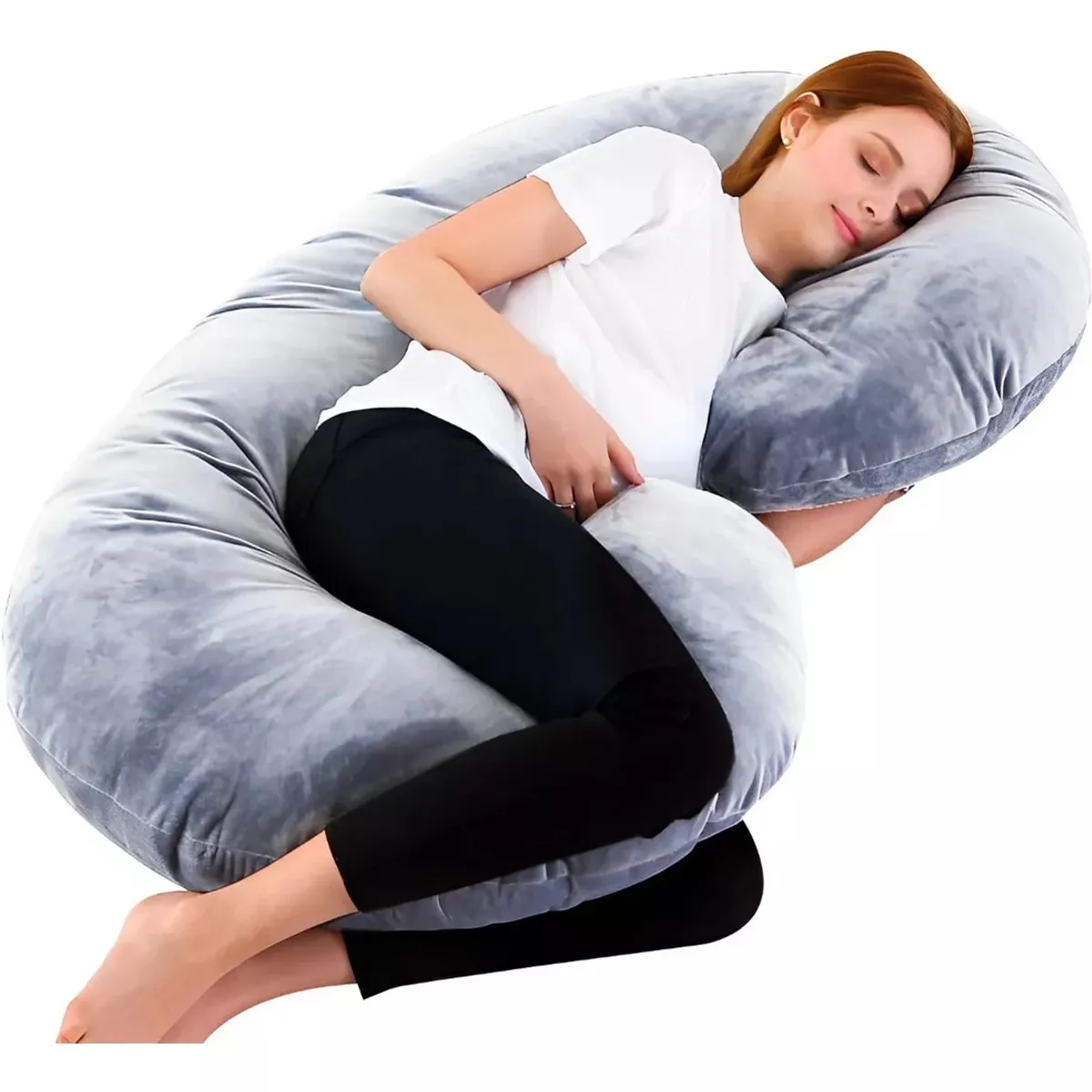 GENERICO - Cojin Almohada Maternal Con Funda Extra Suave