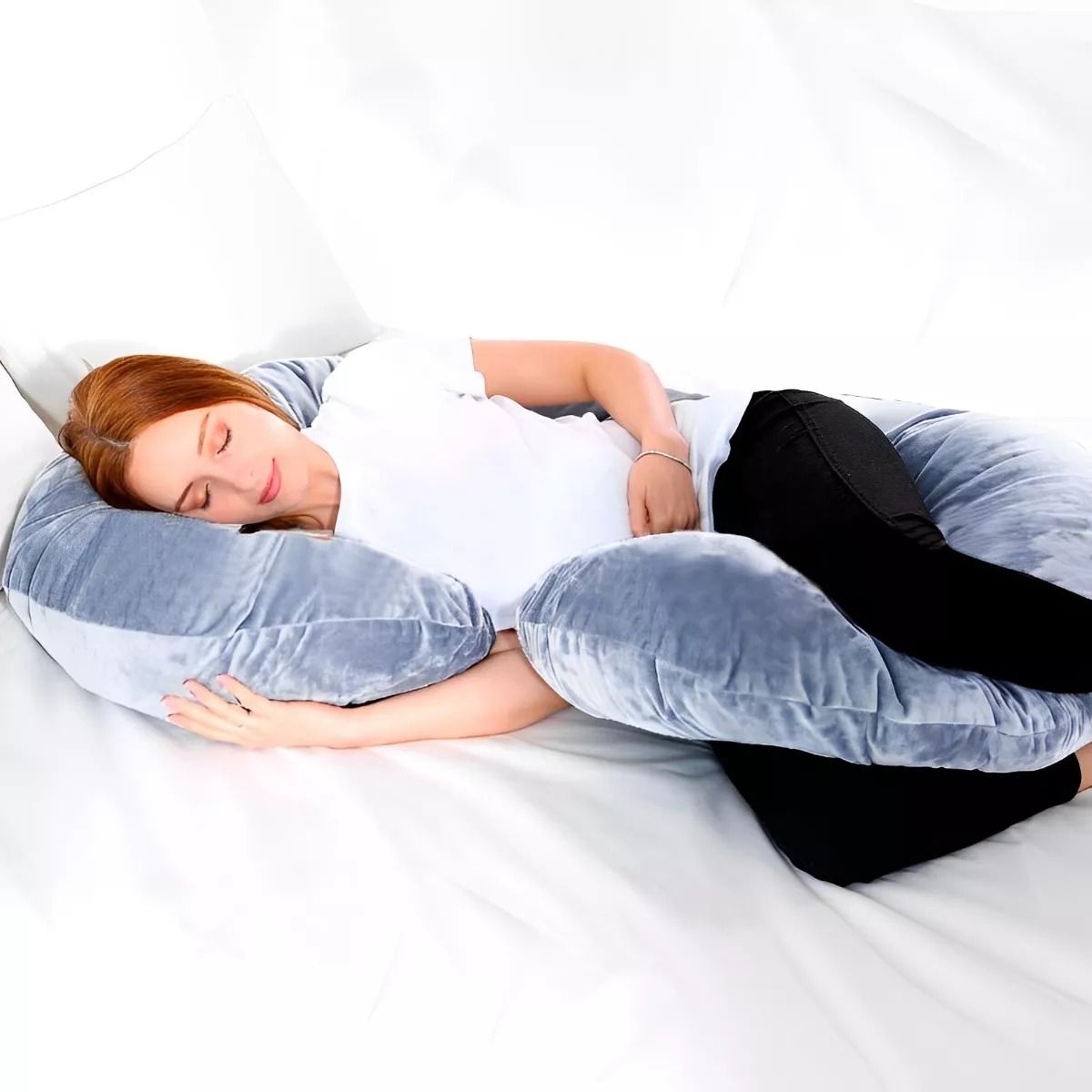 GENERICO - Cojin Almohada Maternal Con Funda Extra Suave