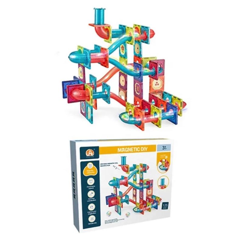 GENERICO - Juego De Construcción Magnético Imán Bloques Niños 125 pzs