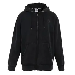 NIXON - Poleron Men Full Zipper Mushroom Print - Negro