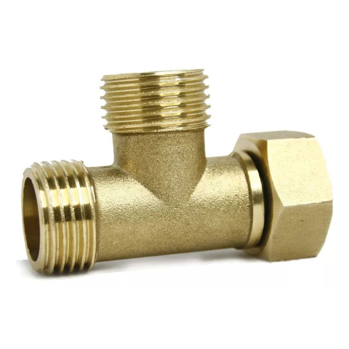 KUANGYE - Conector Tipo T Macho Hembra Rosca 12 He He Hi Derivación