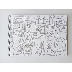 GENERICO - Libro para colorear cosas super tiernas con bobbie goods