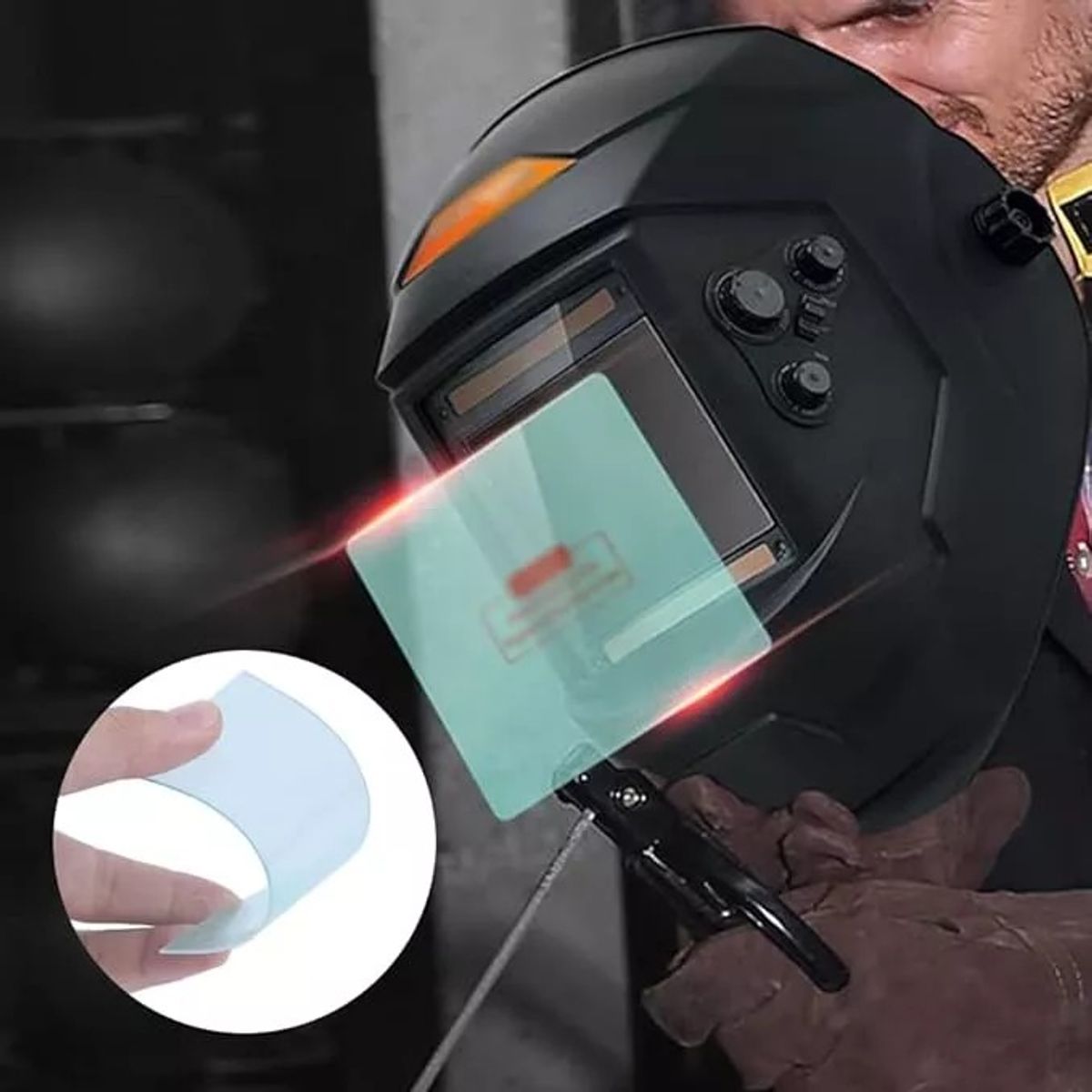 KUANGYE - Micas De Repuesto Para Máscara De Soldar