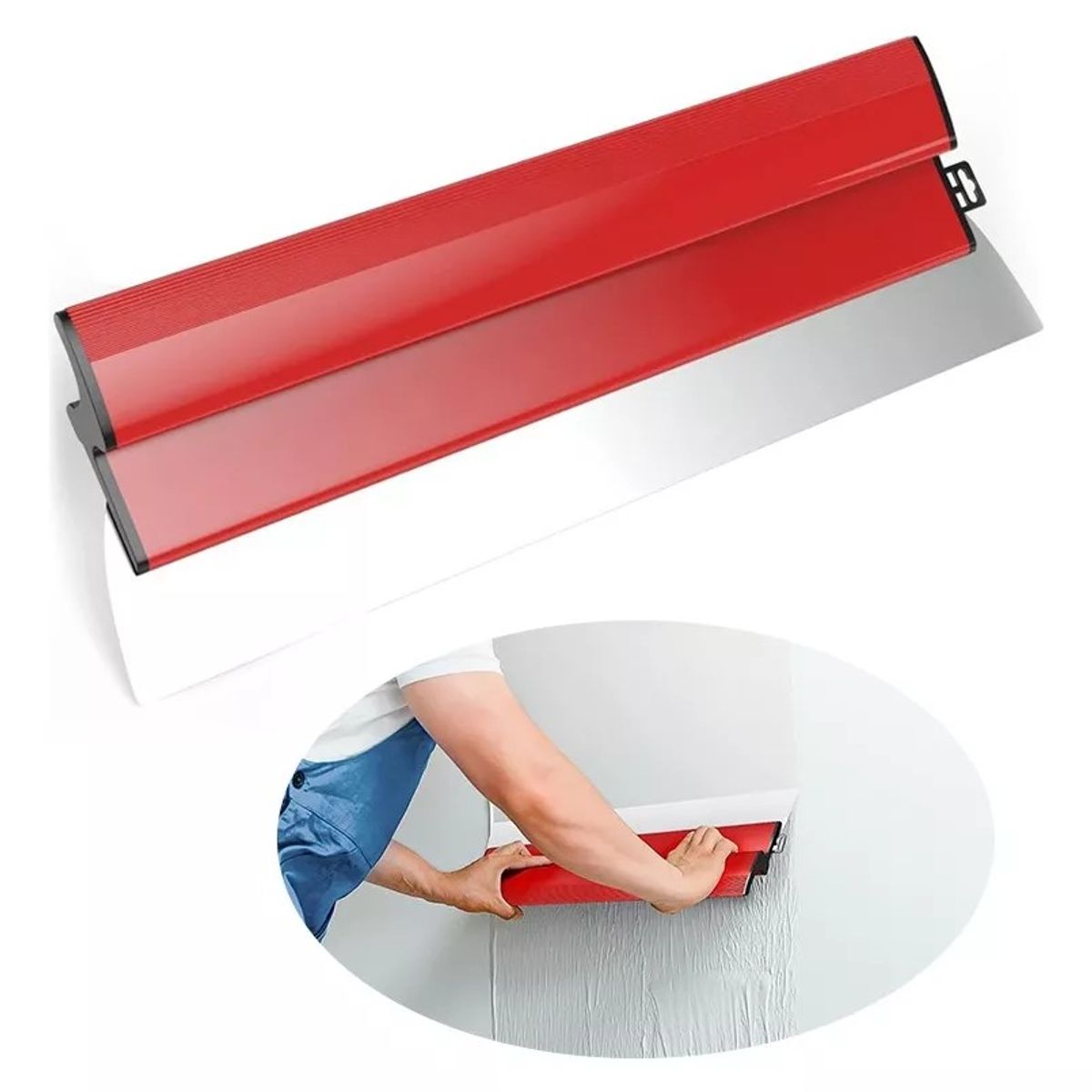 KUANGYE - Alisador De Yeso Flexible Para Masilla Berox Inox, 60 Cm