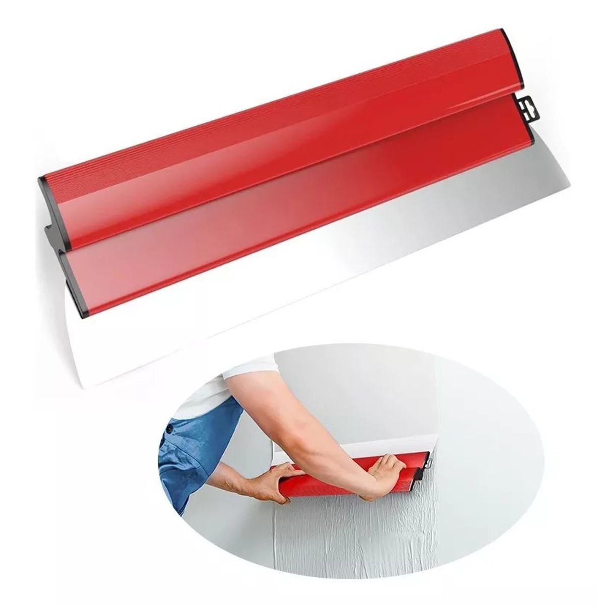 KUANGYE - Alisador De Yeso Flexible Para Masilla Berox Inox, 60 Cm