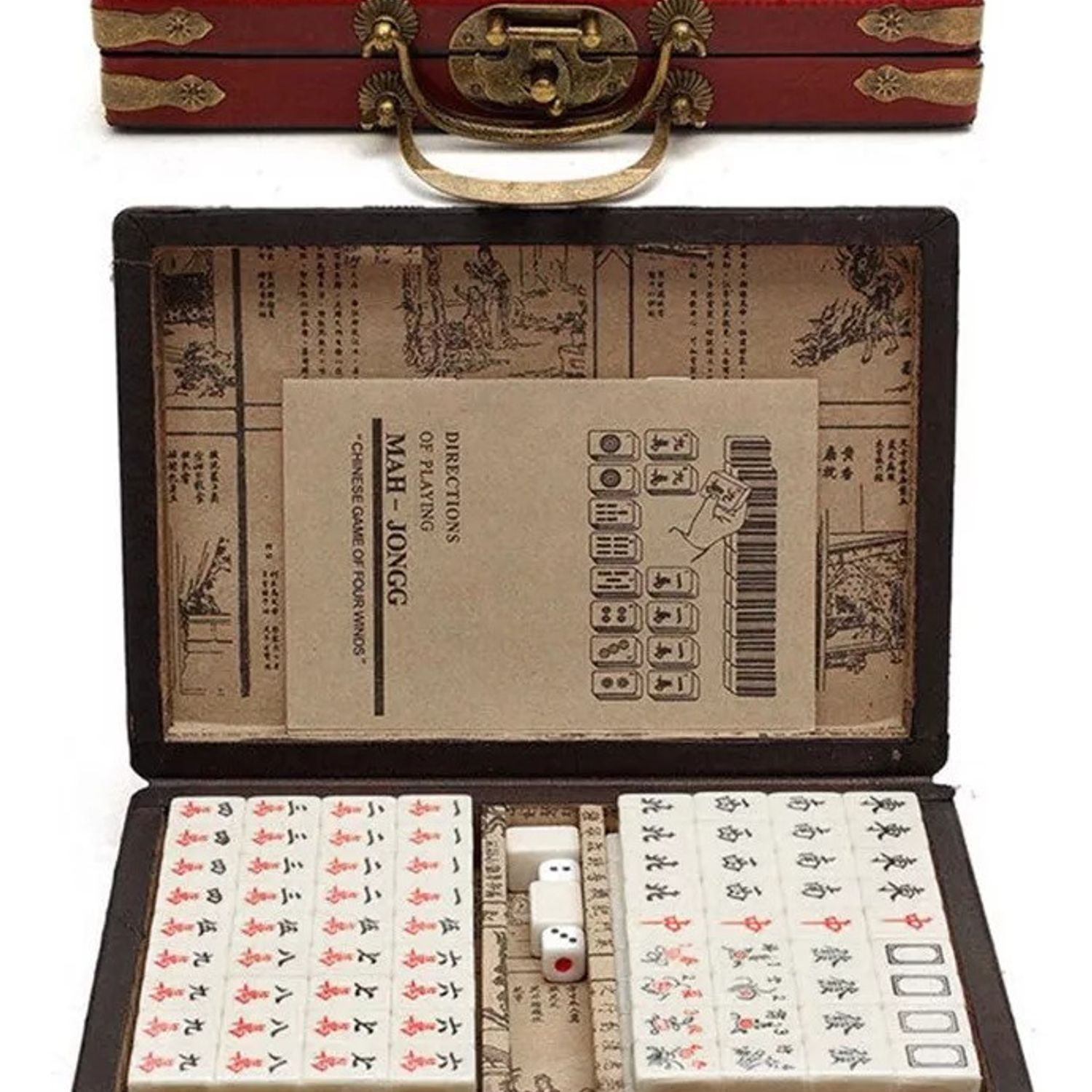 Mini Juego De Mahjong Chino, 144 Piezas, Juego De Fichas | Envío gratis