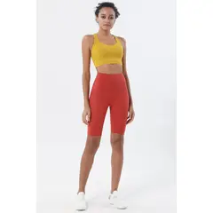 TIOZONEY - Sujetador deportivo con tiras para mujer