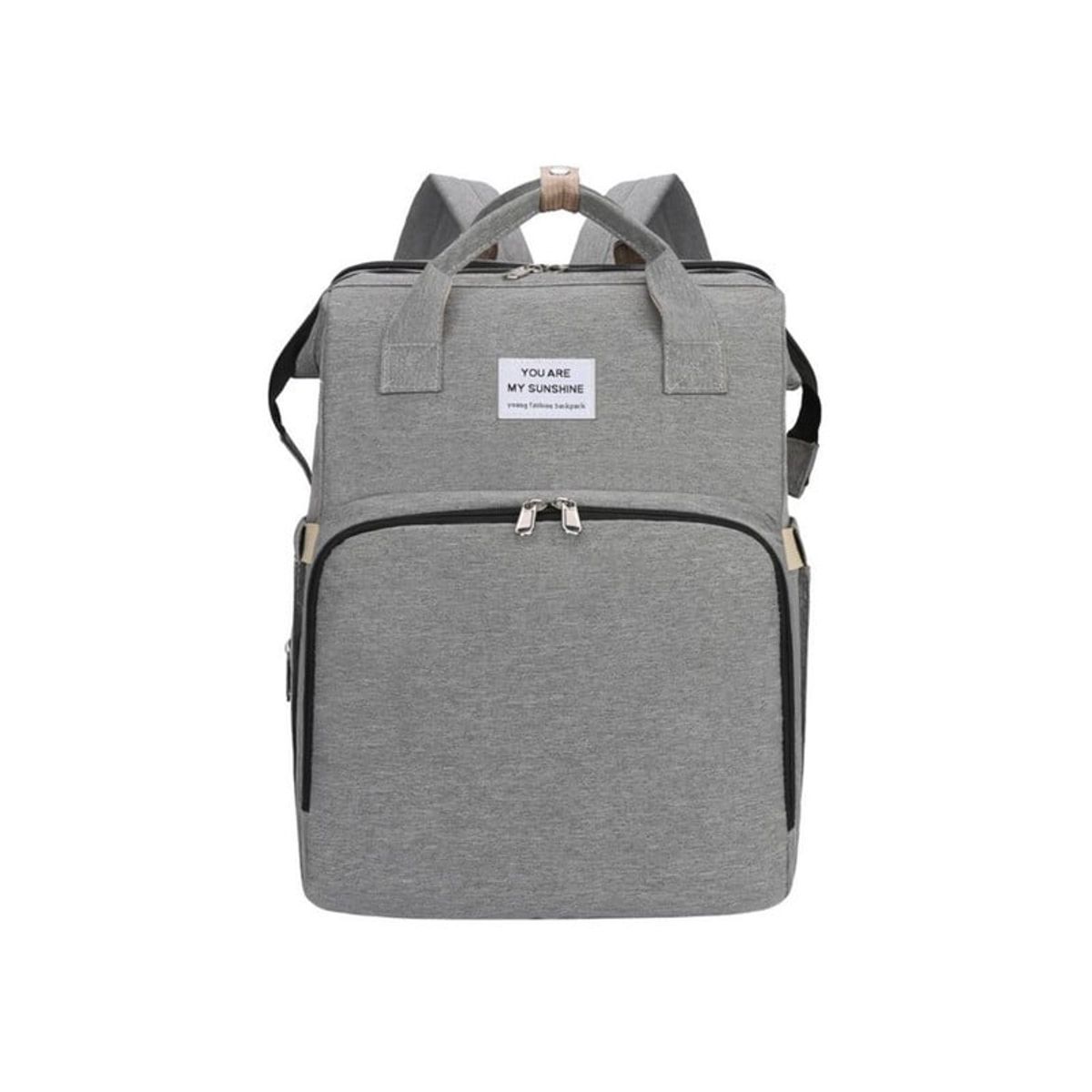 BABYLUNA - Mochila 3 en 1 - Bolso Cuna y Mudador Portátil Gris