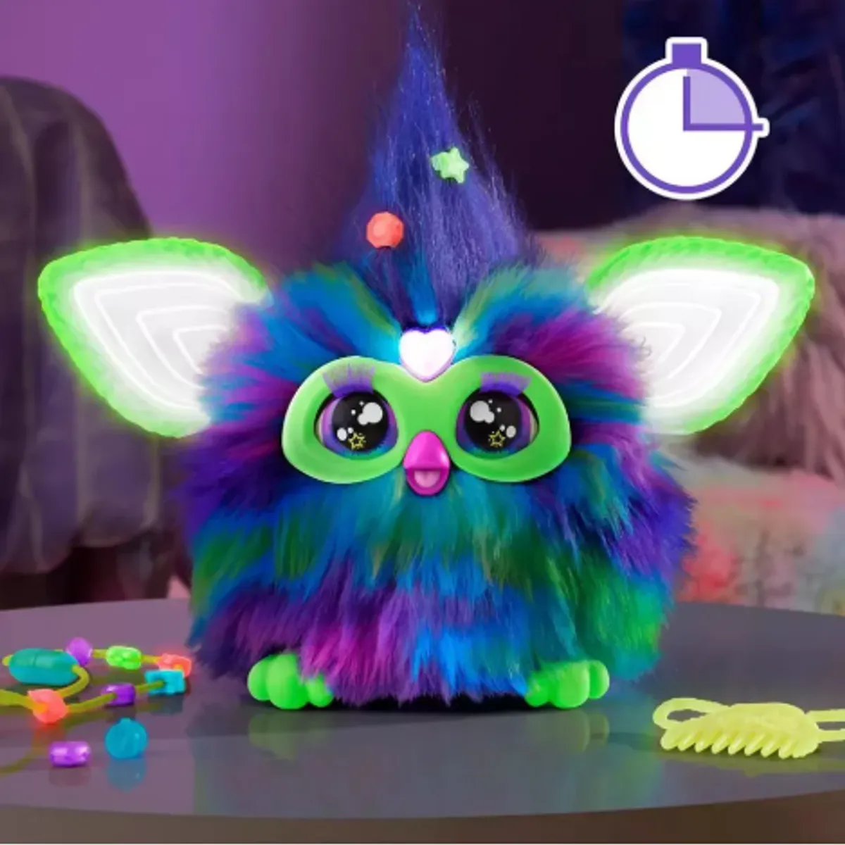 HASBRO - Peluche Furby - Galaxy - Brilla Oscuridad - Hasbro