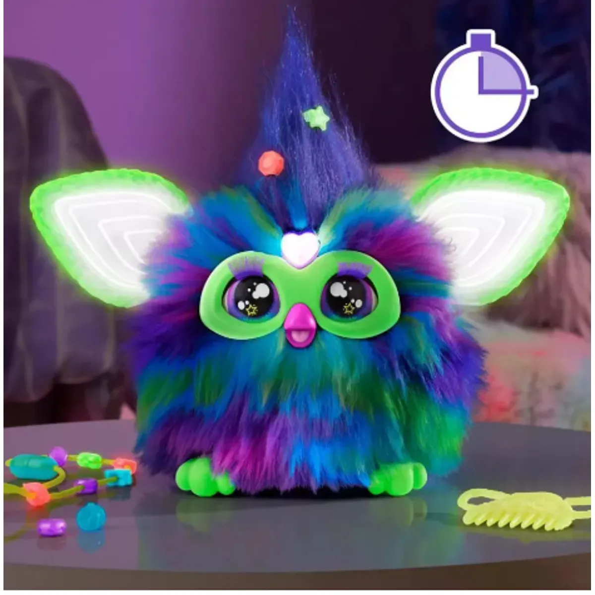 HASBRO - Peluche Furby - Galaxy - Brilla Oscuridad - Hasbro