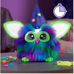 HASBRO - Peluche Furby - Galaxy - Brilla Oscuridad -